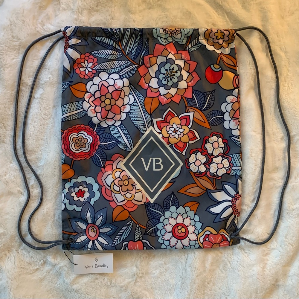 NWT - Vera Bradley Drawstring Backpack